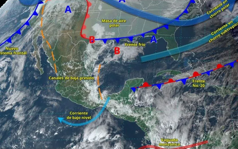 tormenta invernal en mexico