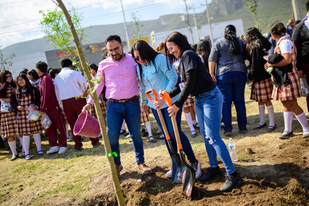 reforestación escobedo Nuevo león